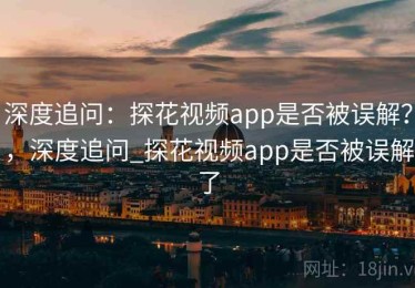 深度追问:探花视频app是否被误解?,深度追问_探花视频app是否被误解了 深度追问:探花视频app是否被误解?,深度追问_探花视频app是否被误解了