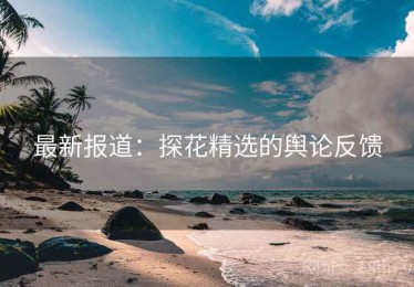 最新报道:探花精选的舆论反馈 最新报道:探花精选的舆论反馈