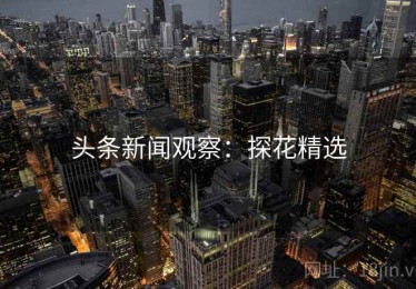 头条新闻观察:探花精选 头条新闻观察:探花精选