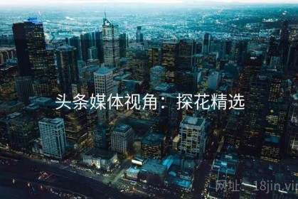 头条媒体视角:探花精选 头条媒体视角:探花精选