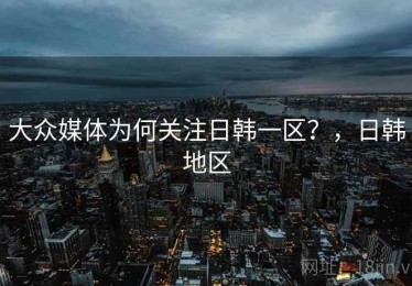 大众媒体为何关注日韩一区?,日韩地区 大众媒体为何关注日韩一区?,日韩地区