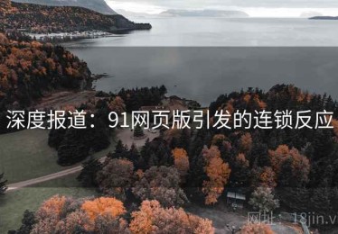 深度报道:91网页版引发的连锁反应 深度报道:91网页版引发的连锁反应